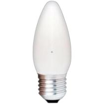 Lampada Vela Lisa Osram Silica 25Wx220V. - Kit C/5 Peca