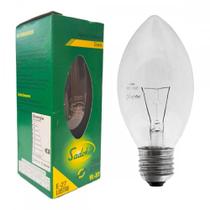 Lampada Vela Lisa Sadokin Clara 25Wx220V. - Kit C/10 Peças