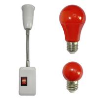 Lâmpada vermelha portátil Darkroom Safelight YCCLDIPL com interruptor Lâmpada vermelha portátil Darkroom Safelight YCCLDIPL com interruptor