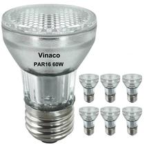 Lâmpada Vinaco PAR16 Halogen 60W 2800K E26 120V, pacote com 6