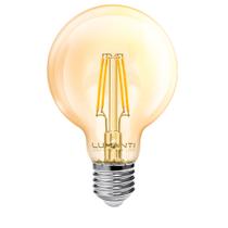 Lâmpada Vintage Âmbar Globo 80mm Led 2400K 4W E27 127-220V