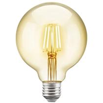 Lâmpada Vintage Filamente Led Decorativa Retrô Vintage Âmbar Globo G125 4W 320LM Gmh Trade Lâmpada Vintage Filamente Led Decorativa Retrô Vintage Âmbar Globo G125 4W 320LM Gmh Trade