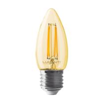 Lâmpada Vintage Filamento Led Vela E27 4W 2400K 220V - Lumanti
