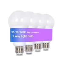 Lâmpada VVH 3 vias A19 LED 10W 30 70 100W equivalente Lâmpada VVH 3 vias A19 LED 10W 30 70 100W equivalente