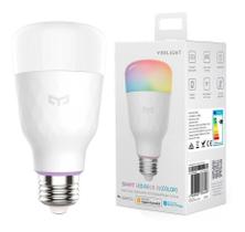 Lâmpada xiaomi yeelight e27 wi-fi 3a ger color bivolt 10w