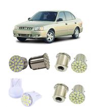 Lâmpadas 22 Led Traseira Seta Ré Freio Accent 1995 a 2001