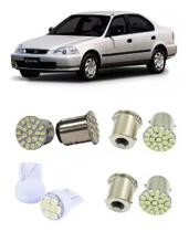 Lâmpadas 22 Led Traseira Seta Ré Freio Civic 1996 A 2011