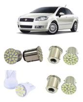 Lâmpadas 22 Led Traseira Seta Ré Freio Fiat Linea Lâmpadas 22 Led Traseira Seta Ré Freio Fiat Linea
