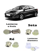 Lâmpadas 22 Led Traseira Seta Ré Freio Fluence 2011 A 2015 Lâmpadas 22 Led Traseira Seta Ré Freio Fluence 2011 A 2015