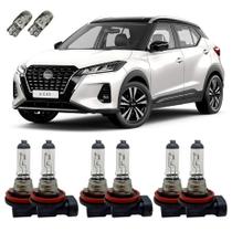 Lâmpadas 3200K Originais Farol Alto Baixo Milha Nissan Kicks Lâmpadas 3200K Originais Farol Alto Baixo Milha Nissan Kicks