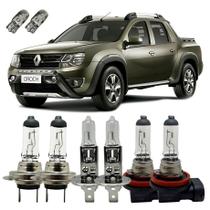 Lâmpadas Alto Baixo Milha Original 3200K Duster Oroch + T10 Lâmpadas Alto Baixo Milha Original 3200K Duster Oroch + T10