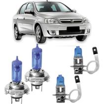 Lampadas brancas corsa classic 2002 03 04 05 06 07 08 2009