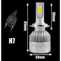 Lâmpadas C6 Farol de Carro LED 6000K H1 H3 H4 H7 H11 H13 HB3(9005) HB4(9006) H16 H27 12V a 24V