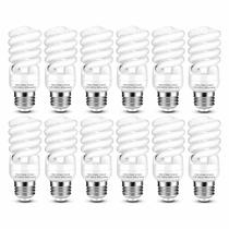 Lâmpadas CFL Barfelty E26 13W 2700K 900lm 120V Pacote com 12