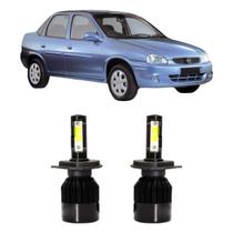 LAMPADAS CHEVROLET CORSA 1994 a 2001 SUPER LED 6000K 4800L