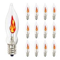 Lâmpadas Christmas Flicker Flame Doratale 1W 120V - pacote com 12 Lâmpadas Christmas Flicker Flame Doratale 1W 120V - pacote com 12