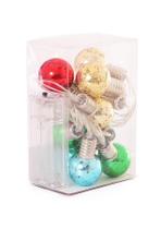 Lâmpadas Coloridas 10L 2AA 1,65m Decoração Iluminação de Natal Lâmpadas Coloridas 10L 2AA 1,65m Decoração Iluminação de Natal