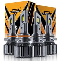 Lâmpadas combinadas Auxbeam 9005 9006, lâmpadas de neblina 40000LM 600% mais brilhantes, lâmpadas 9005 9006 brancas 6500K com sistema de resfriamento de cinco camadas, tamanho 20% menor, plug and play, prontas para Canbus