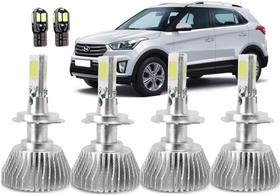 Lâmpadas Creta 1.6 2017 2018 2019 2020 Farol Super Led