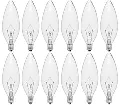 Lâmpadas CYLYT E12 40W Branco Quente 2500K Dimerizável Kit com 12 Lâmpadas CYLYT E12 40W Branco Quente 2500K Dimerizável Kit com 12