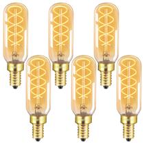 Lâmpadas de candelabro LED Edison BLINGCOLOR reguláveis 4W 2200K, 6 unidades