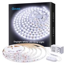 Lâmpadas de faixa de LED Govee White 16,4 pés 6500 K reguláveis 300 LEDs Lâmpadas de faixa de LED Govee White 16,4 pés 6500 K reguláveis 300 LEDs