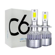 Lâmpadas de Farol de Carro LED COB 72W - H11, H4, H7, H1, HB3, 9005, 9006 (2 Unidades)