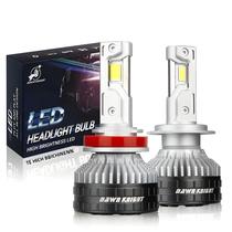 Lâmpadas de Farol de Carro LED Dawnknight K9c Pro H7 H4 H11 12V - Alta Potência