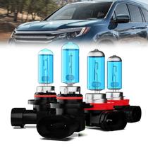 Lâmpadas de farol halógenas 9005/HB3/H10 High Beam e H8/H9/H11 Low Beam para Honda Pilot 2006-2018