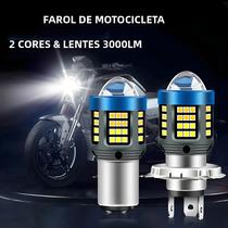 Lâmpadas De Farol LED H4 Brancas E Amarelas 20000Lm Para Motocicletas H6 BA20D P15D 3570 CSP Com Lâmpadas De Farol LED H4 Brancas E Amarelas 20000Lm Para Motocicletas H6 BA20D P15D 3570 CSP Com