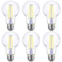 Lâmpadas de filamento LED E Energetic 8W 5000K A19, pacote com 6