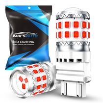 Lâmpadas de freio LED Marsauto 3156 3157 vermelhas 27-SMD 500% mais brilhantes Lâmpadas de freio LED Marsauto 3156 3157 vermelhas 27-SMD 500% mais brilhantes