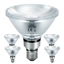 Lâmpadas de holofote halógenas Jaenmsa PAR38 90W 120V, pacote com 4 Lâmpadas de holofote halógenas Jaenmsa PAR38 90W 120V, pacote com 4