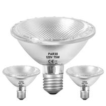 Lâmpadas de inundação halógenas Jaenmsa Par30 75W 120V Short Neck, pacote com 2 Lâmpadas de inundação halógenas Jaenmsa Par30 75W 120V Short Neck, pacote com 2