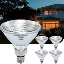 Lâmpadas de inundação halógenas Lachesan PAR38 43W 2700K 120V 4 unidades