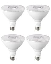 Lâmpadas de inundação LED EDISHINE PAR38 18W 1800LM 3000K, pacote com 4 Lâmpadas de inundação LED EDISHINE PAR38 18W 1800LM 3000K, pacote com 4