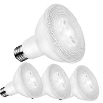 Lâmpadas de inundação LED KENESCALR PAR30 12W 5000K 1200lm, pacote com 4