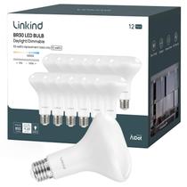 Lâmpadas de inundação LED Linkind BR30 10W 850lm 2700K, pacote com 12