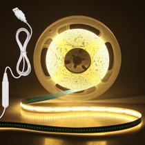Lâmpadas de LED Aclorol 4M, branco quente, 3000K, USB regulável Lâmpadas de LED Aclorol 4M, branco quente, 3000K, USB regulável