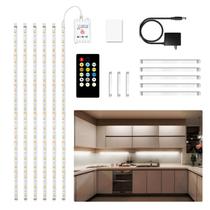 Lâmpadas de LED DAYBETTER Under Cabinet 6 unidades de 20 pés com controle remoto Lâmpadas de LED DAYBETTER Under Cabinet 6 unidades de 20 pés com controle remoto