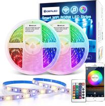 Lâmpadas de LED GIDEALED Smart WiFi RGBW de 10 m com Alexa/Google