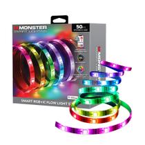 Lâmpadas de LED Monster Smart RGB+IC 15m Sound Control