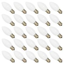 Lâmpadas de Natal GOOTHY C9 LED White, pacote com 25
