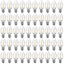 Lâmpadas de Natal Meconard C7 LED Warm White, pacote com 50