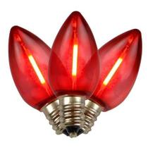 Lâmpadas de Natal vermelhas LED C7 Holiday Bright Lights 25 ct Lâmpadas de Natal vermelhas LED C7 Holiday Bright Lights 25 ct