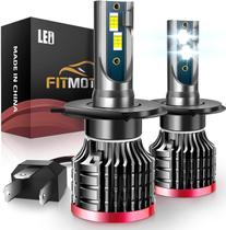 Lâmpadas de Neblina LED FITMOTORS H4/9003 - 80W 16000 Lúmens