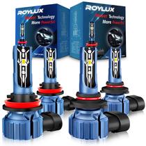 Lâmpadas de neblina LED ROYLUX H11/H9/H8 Low Beam 9005/HB3 High