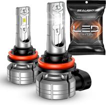 Lâmpadas de neblina LED SEALIGHT H11 H8 H16 24W 10000LM 6500K