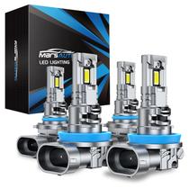 Lâmpadas de neblina Marsauto H11/H8/H9 9005/HB3 68.000LM Pacote com 4