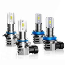Lâmpadas de Neblina RCJ 9005/HB3, H11/H8/H9 6000K - Kit com 4 Unidades - 12V